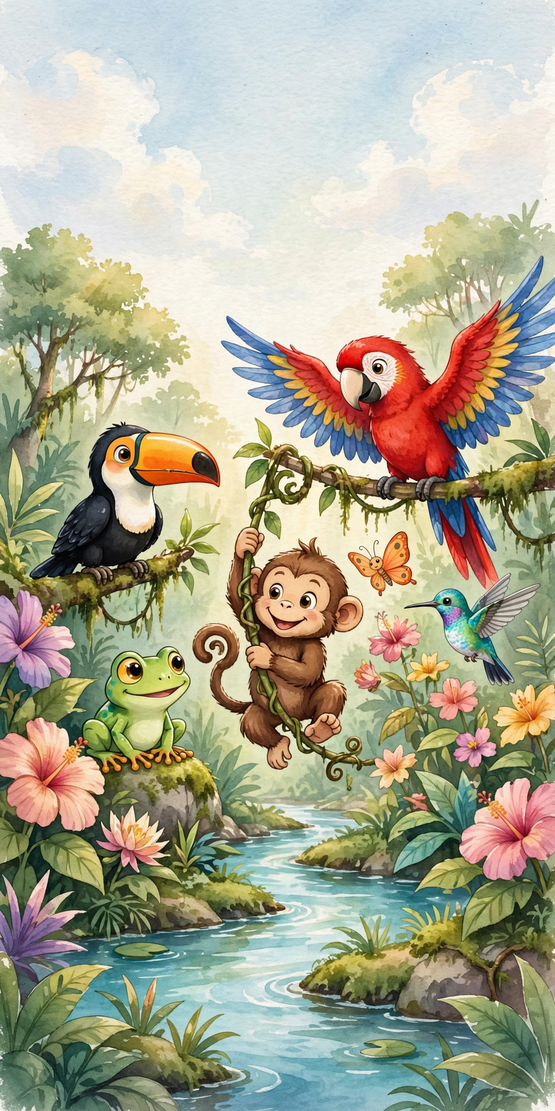 Portada de La selva de los colores
